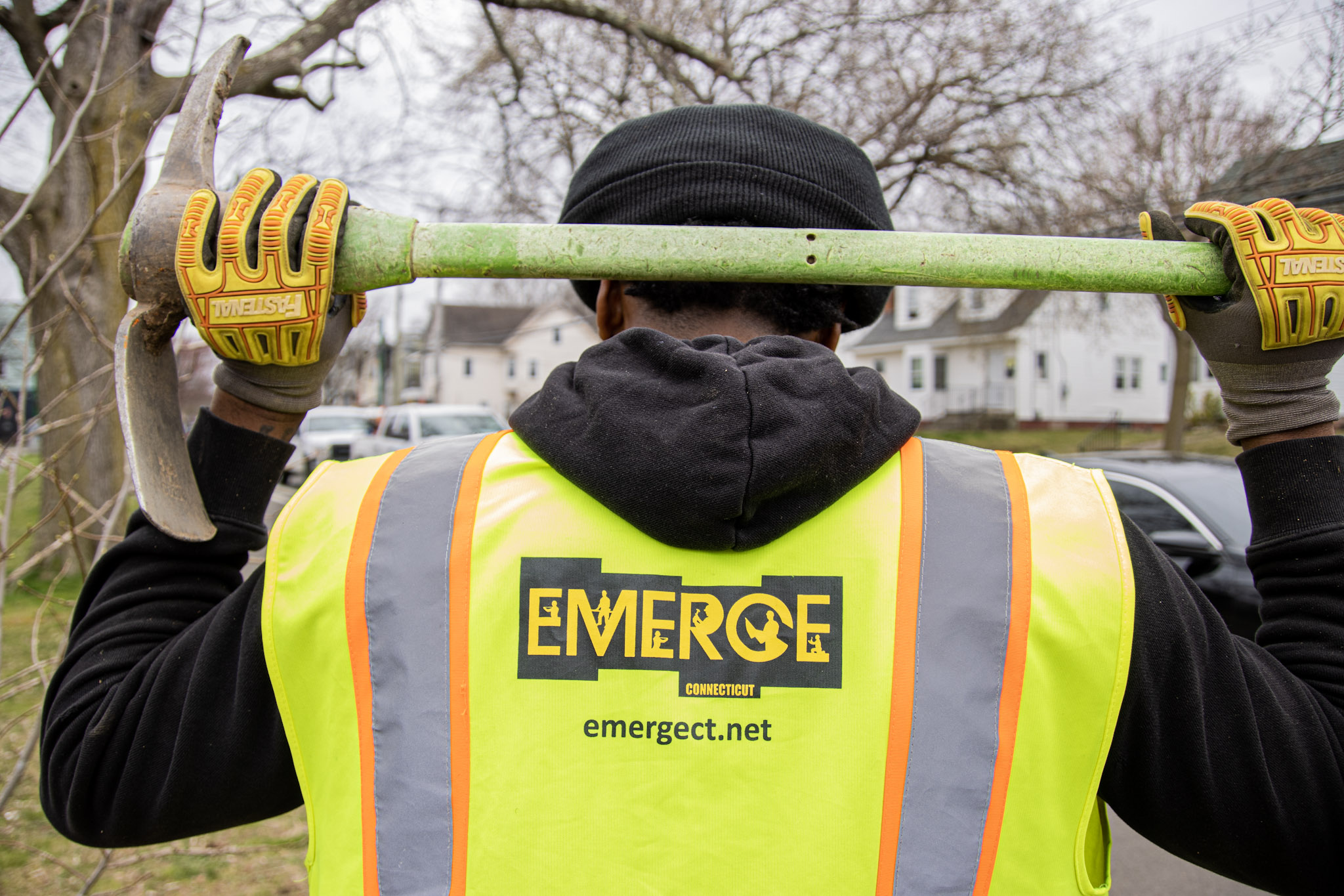 BristolWorks! team being rewarded with Main Street Community Foundation grant check.
