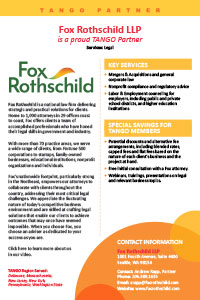 Fox Rothschild value proposition