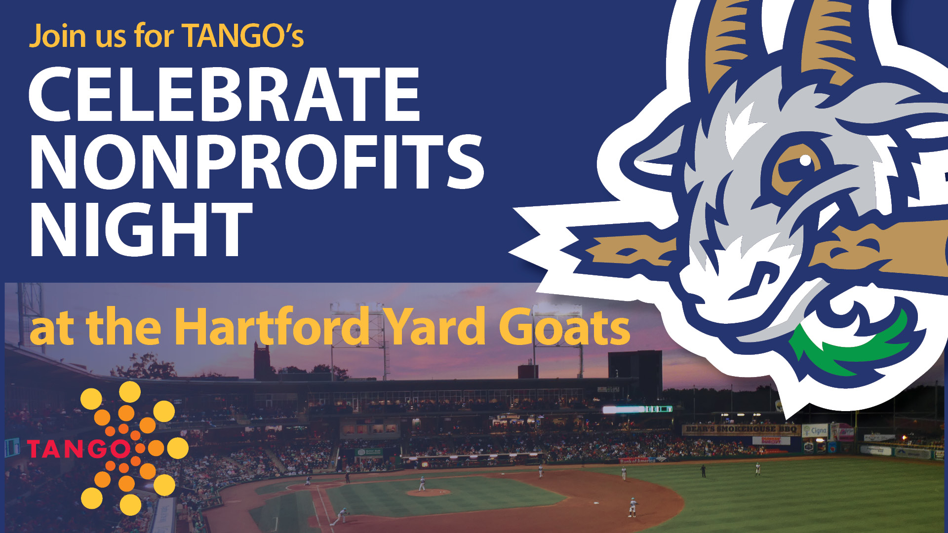 Celebrate Nonprofits Night at The Hartford Yard Goats